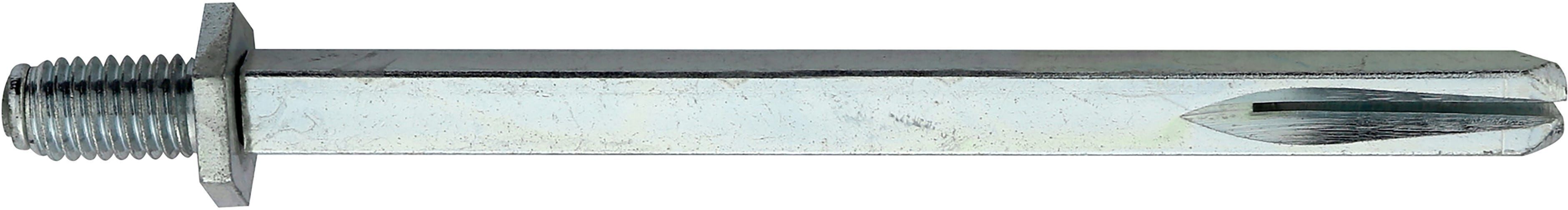 Cottali FERRO QUADRO  8x110 mm CON NYPLES ACCIAIO