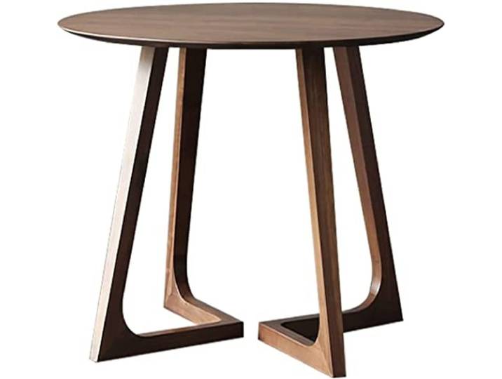 Moderner Wohnzimmer-Couchtisch, Kleiner Beistelltisch aus Massivholz, runde Sofa-Beistelltische, Couchtisch, Nordeuropa-Nachttisch, kreativ für Wohnzimmer, Schlafzimmer, Balkon, Snack-Tisch