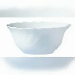 Arcoroc 18x Salatschale 12 cm Form Trianon uni weiß - ARCOPAL