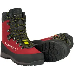 Schnittschutzschuhe Klasse 3 "NANOSHIELD® SilvrettaWK 3410" - 49 - Rot