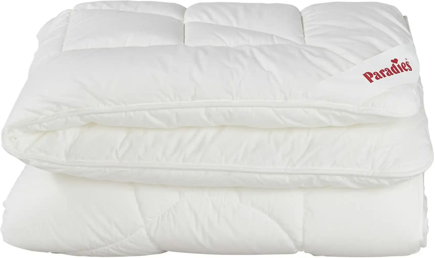 Paradies Mono-Steppbett  medium warm  Dala ¦ weiß ¦ Maße (cm): B: 135