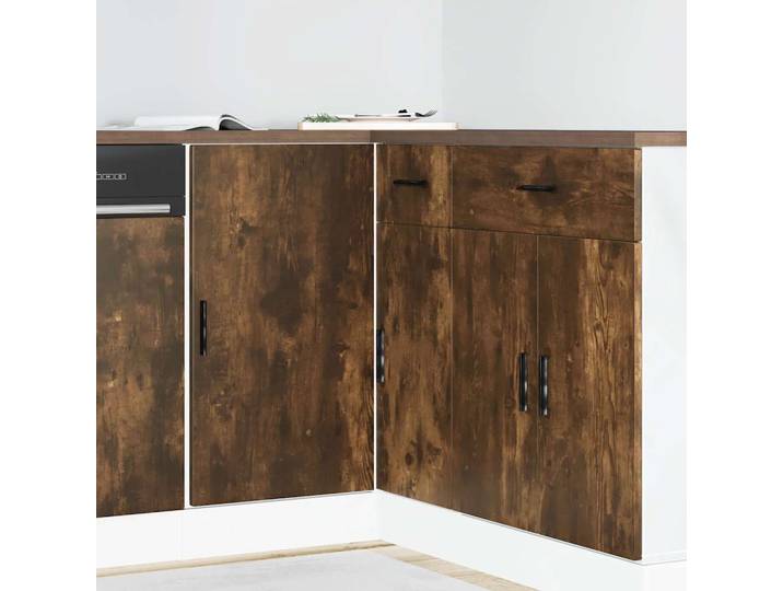 vidaXL Küchenunterschrank Lyon Räuchereiche Holzwerkstoff