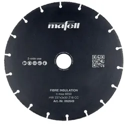 Mafell Sägeblatt KSB-FI 237, HW, 237 x 3 x 30 mm, Z18, CC, Fibre Insulation