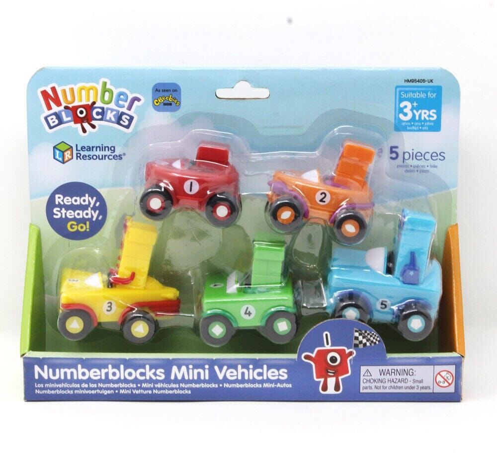 Numberblocks Mini Vehicles Set By Learning Resources - Ages 3+ Learning Resources