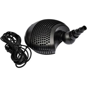 vidaXL Teichpumpe 40530, Pond Pump, 230 V Bachlaufpumpe, 8.000 l/h, 70 W, 10 m Kabel, Förderhöhe 3,2 m