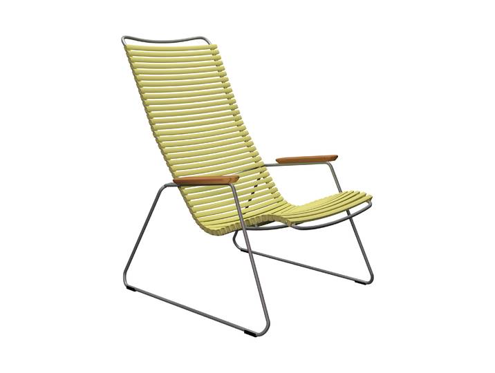 Houe - Fauteuil bas Click - Jaune - Acier thermolaqué - Designer Henrik Pedersen