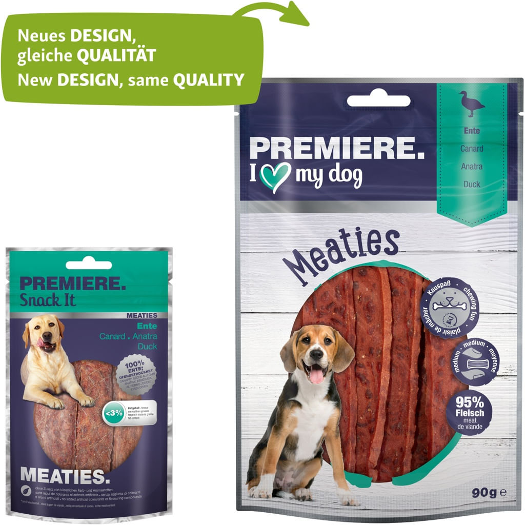 Premiere Dog Snack Meaties 90G ANATRA