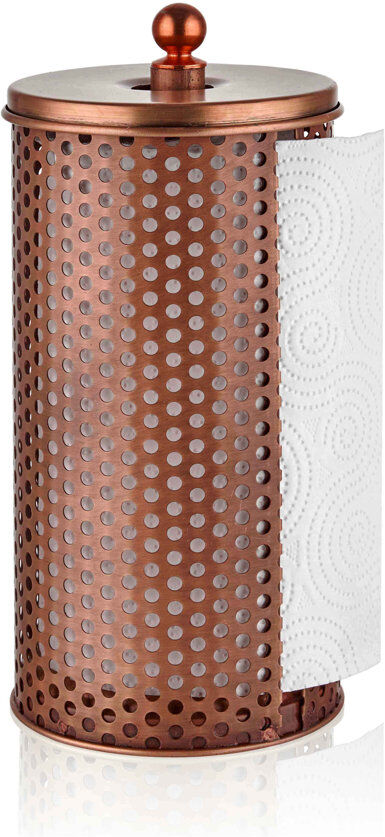 Symple Stuff Metal Paper Towel Holder Copper 30cm H X 14cm W X 14cm D