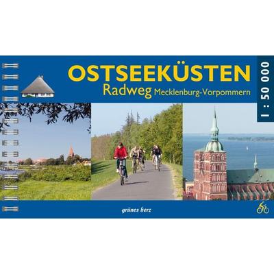 Ostseeküsten-Radweg Mecklenburg-Vorpommern, Gebundene Ausgabe von Axel Blomberg,Kai-Uwe Thiessenhusen, Grünes Herz, 978-3-86636-396-0