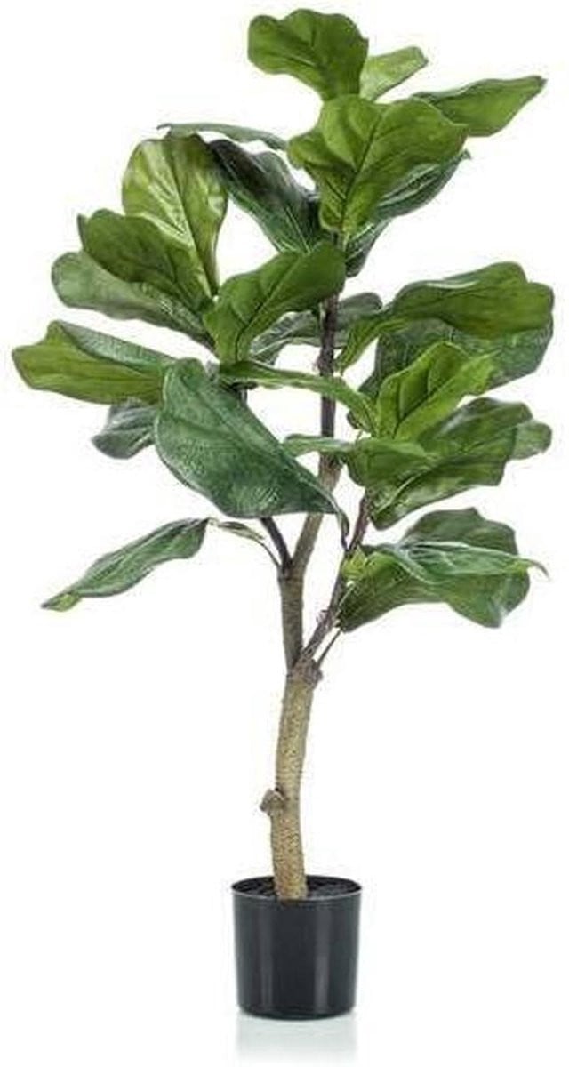 Kunstplant Ficus Lyrata Groen - 90 cm hoog