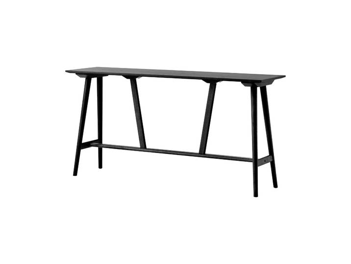&Tradition Table de bar In Between SK25 Counter Table 190x50x95 cm Chêne laqué noir
