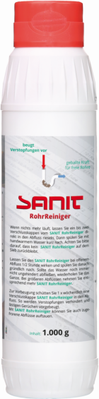 Sanit RohrReiniger 3061 1000 g, Flasche