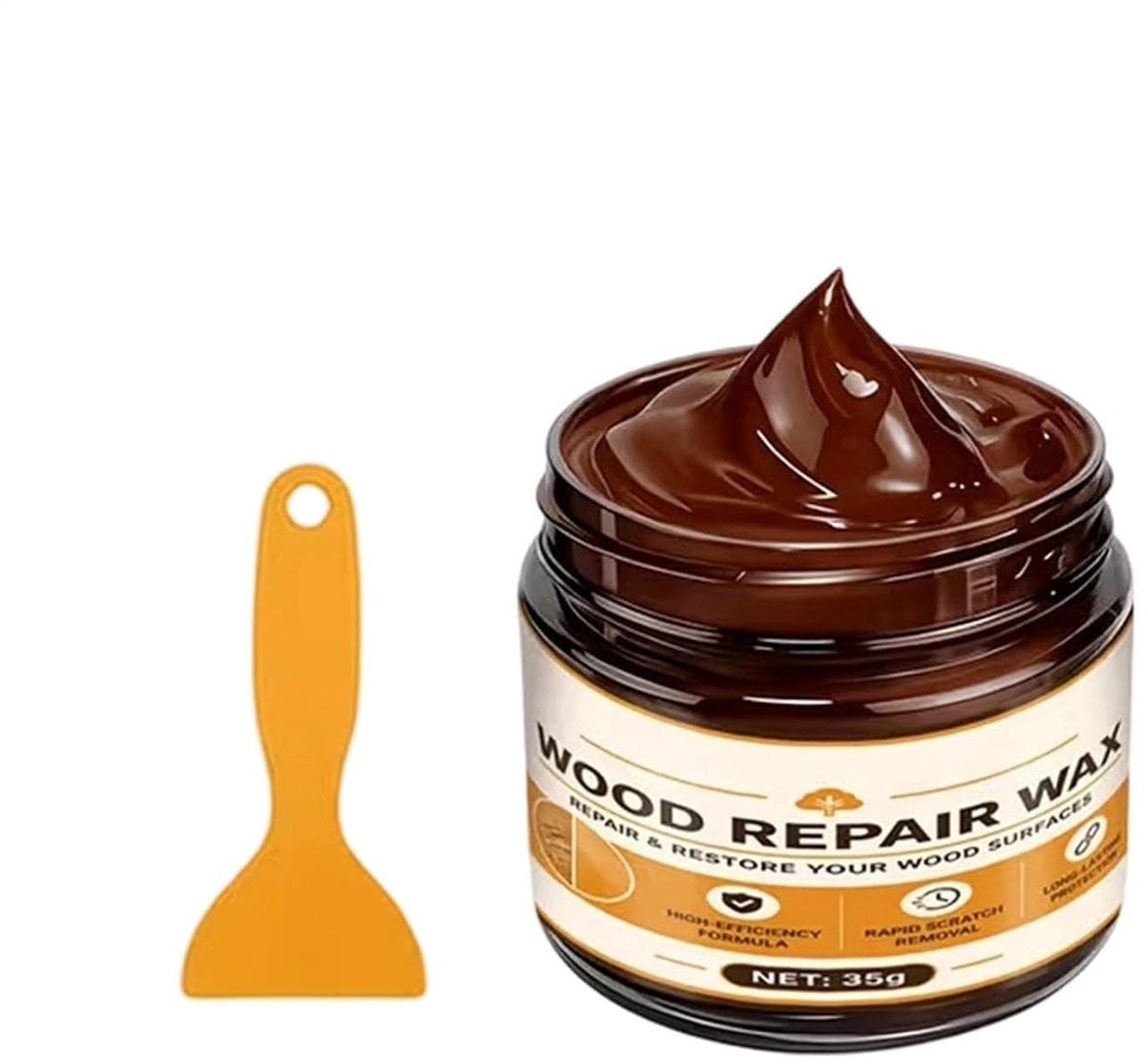 Houtvuller Pasta Reparatie Was voor Meubel Onderhoud - 35 gram - Meerdere Kleuren