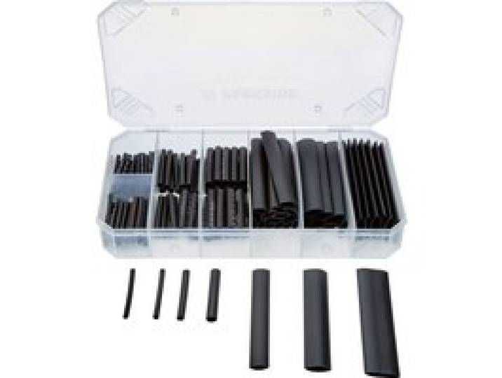 PARKSIDE® Assortiment de crochets et œillets / gaines thermorétractables / rivets pop / bagues d'étanchéité / colliers de serrage / colliers à oreilles (Assortiment de gaines thermorétractables. 127pcs.)