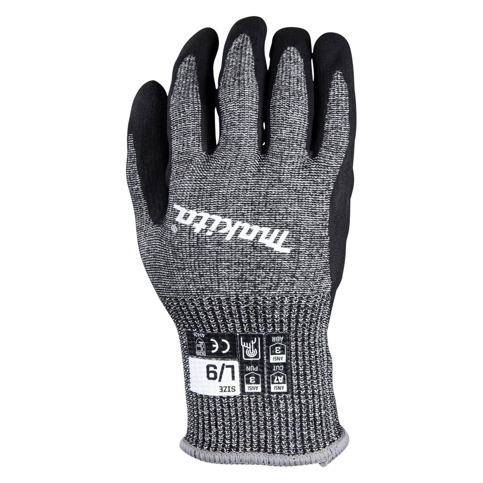 Makita Zubehör P-84729 Arbeitshandschuh hoher Schnittschutz Grösse L (9, L) (P-84729)