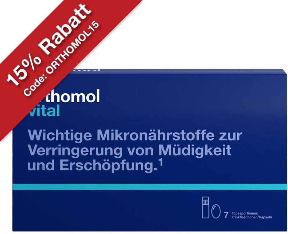 Orthomol Vital Trinkfläschchen/Kapseln Kombipack.