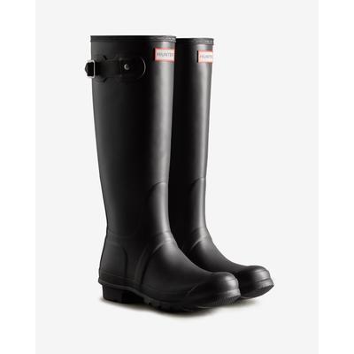 Gummistiefel HUNTER "Original Tall", Damen, Gr. 39, Synthetik, schwarz, Schuhe Gummistiefel, wasserdicht
