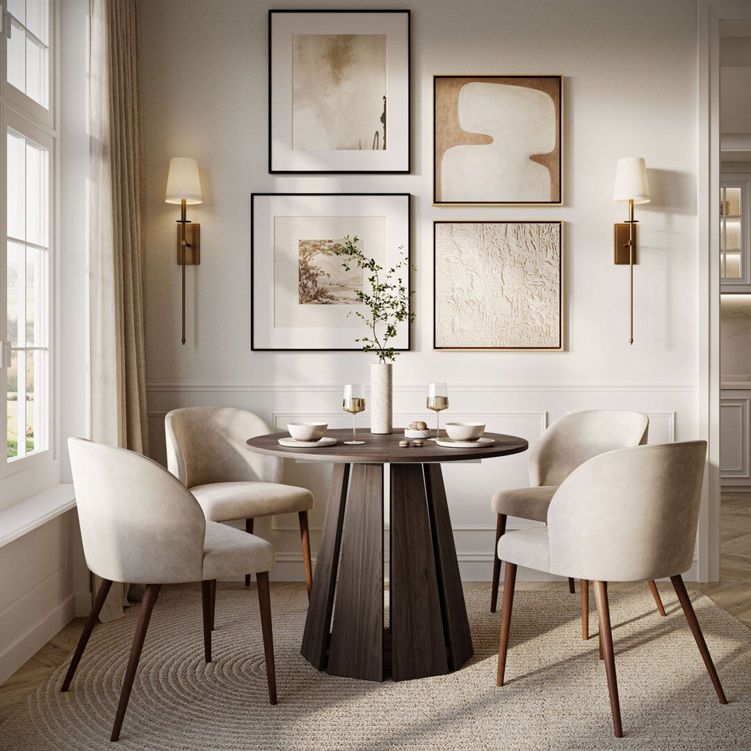 Metro 140 " Extendable Dining Table Walnut