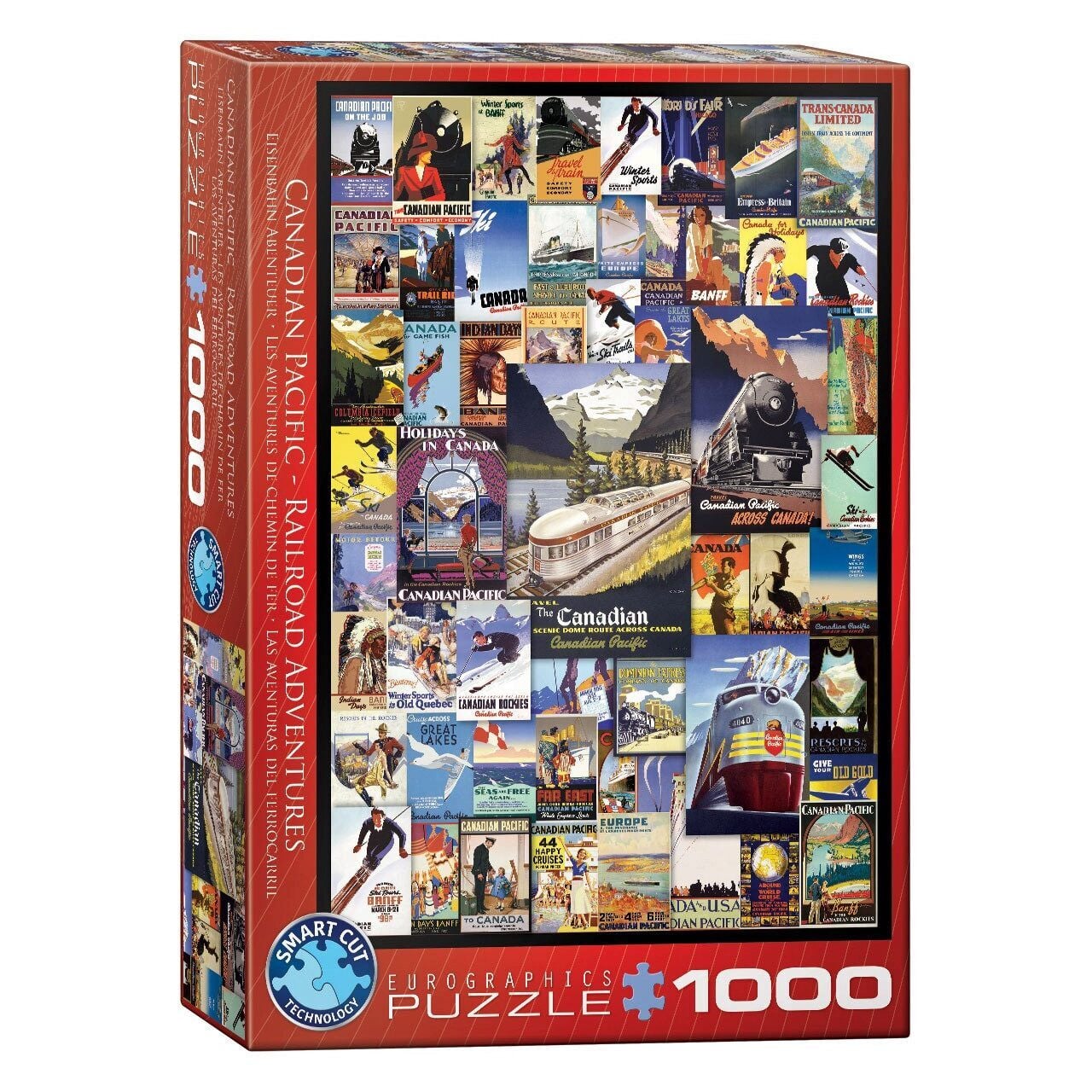 Eurographics Treinavonturen Puzzel, 1000 stukjes