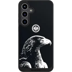 Nivocase Handyhülle für Samsung Galaxy S24+ Hülle NIVOpure Case Schwarz Eintracht Frankfurt Offizielles (Samsung Galaxy S24+), Smartphone Hülle, Schwarz