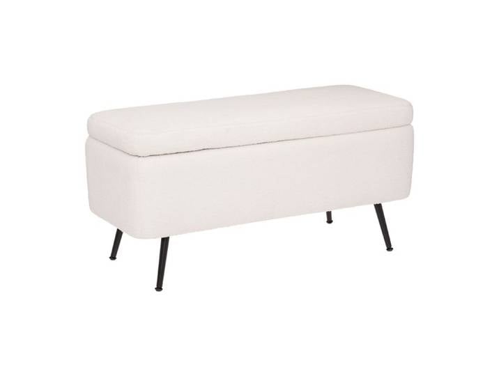 Eazy Living Banc de Rangement Baron Blanc Teddy