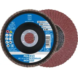PFERD TOOLS POLIFAN Fächerscheibe PFC konisch SG INOX+ALU Edelstahl/Alu - 67754125
