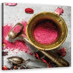 WANDBILD rosa staub