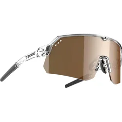 Tripoint, Unisex, Sportbrille, 001 Treriksröset Tri-x Polarized (shiny crystal-brown, Braun, Silver Mirror Polarized), Weiss