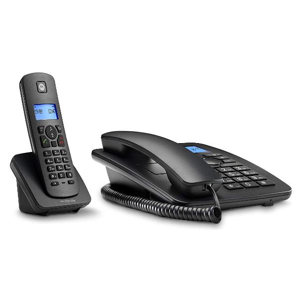 Motorola C4201 Analoges/DECT-Telefon Anrufer-ID Schwarz (107C4201)