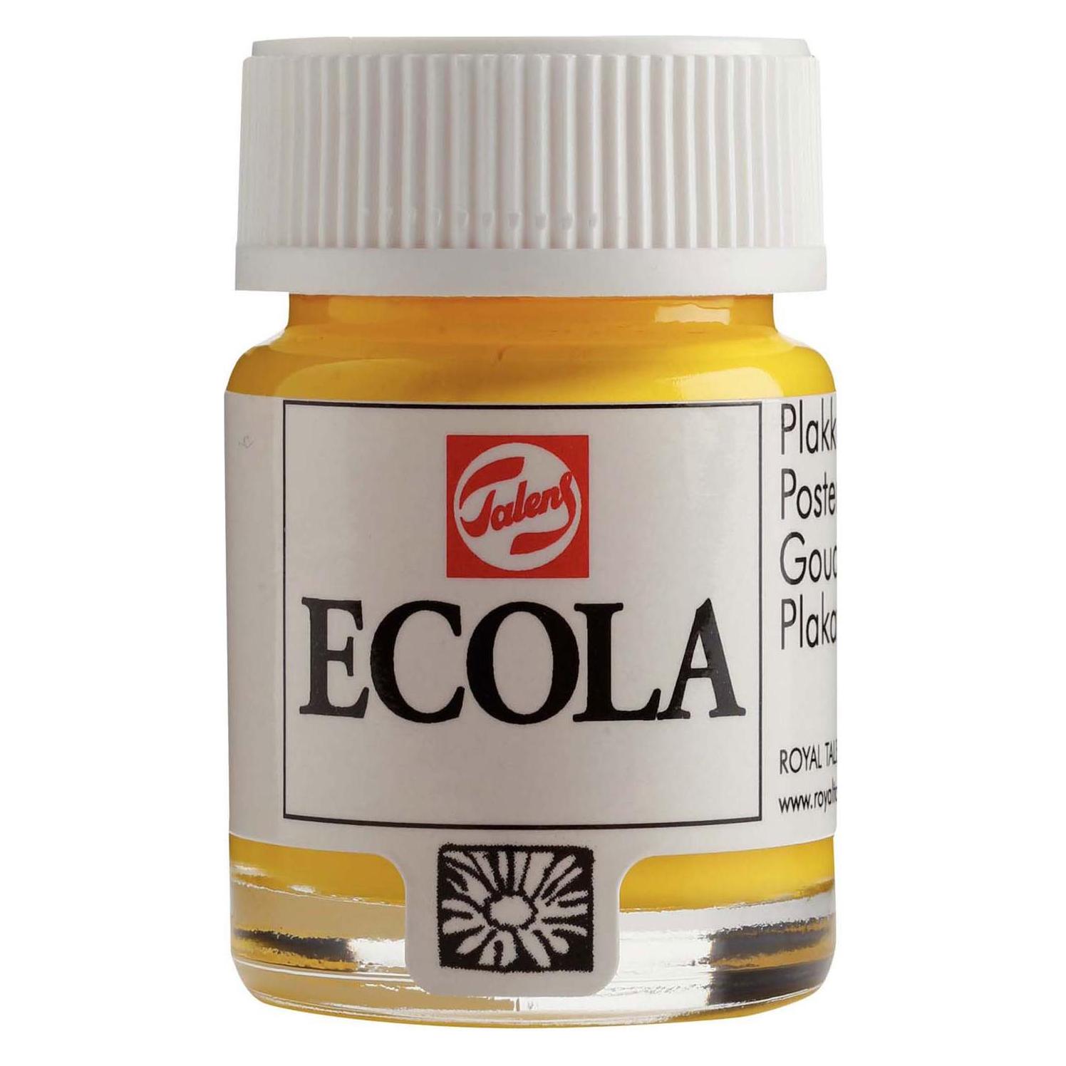 Bruynzeel Ecola Plakatfarbe, Flasche 16 ml, Gelb 200 (16 ml) (09162000)