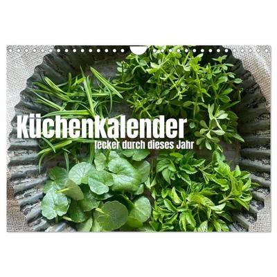Küchenkalender - lecker durch dieses Jahr (Wandkalender 2027 DIN A4 quer), CALVENDO Monatskalender