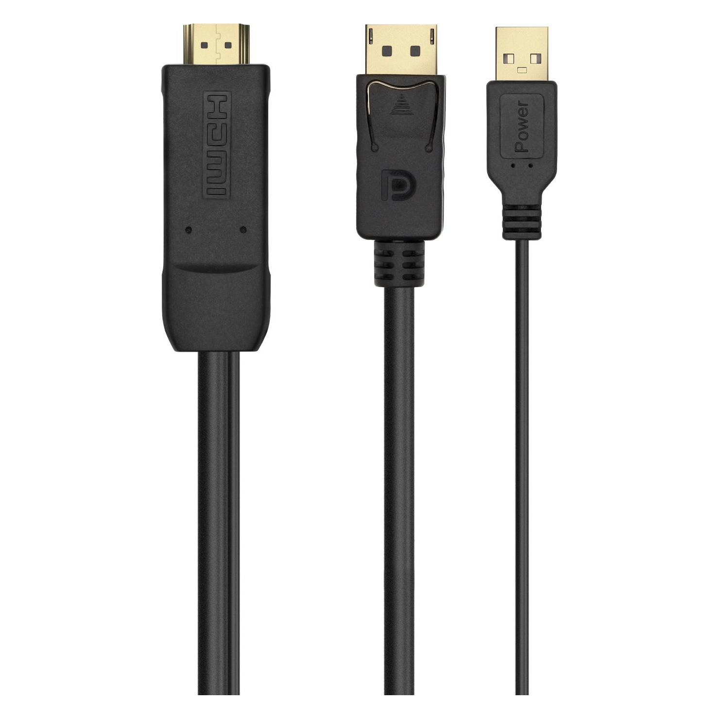Aisens CABLE CONVERSOR ACTIVO HDMI A/M DISPLAYPORT V1.2/M 1.8M (1.80 m) (A122-0641)