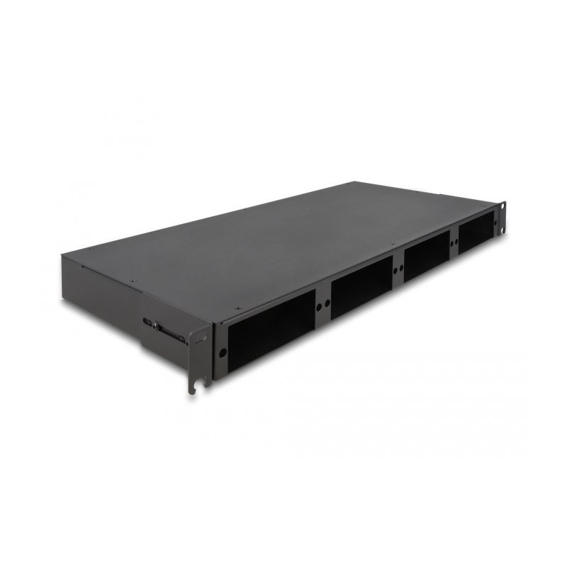 Delock 19" LWL HD (High Density) Patchpanel 1 HE schwarz