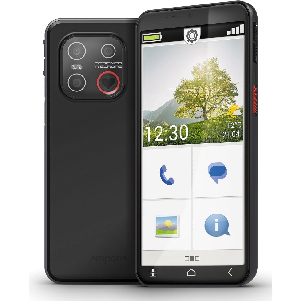 Emporia SMART.7 mini 128 GB schwarz E7M.V1.BK.01