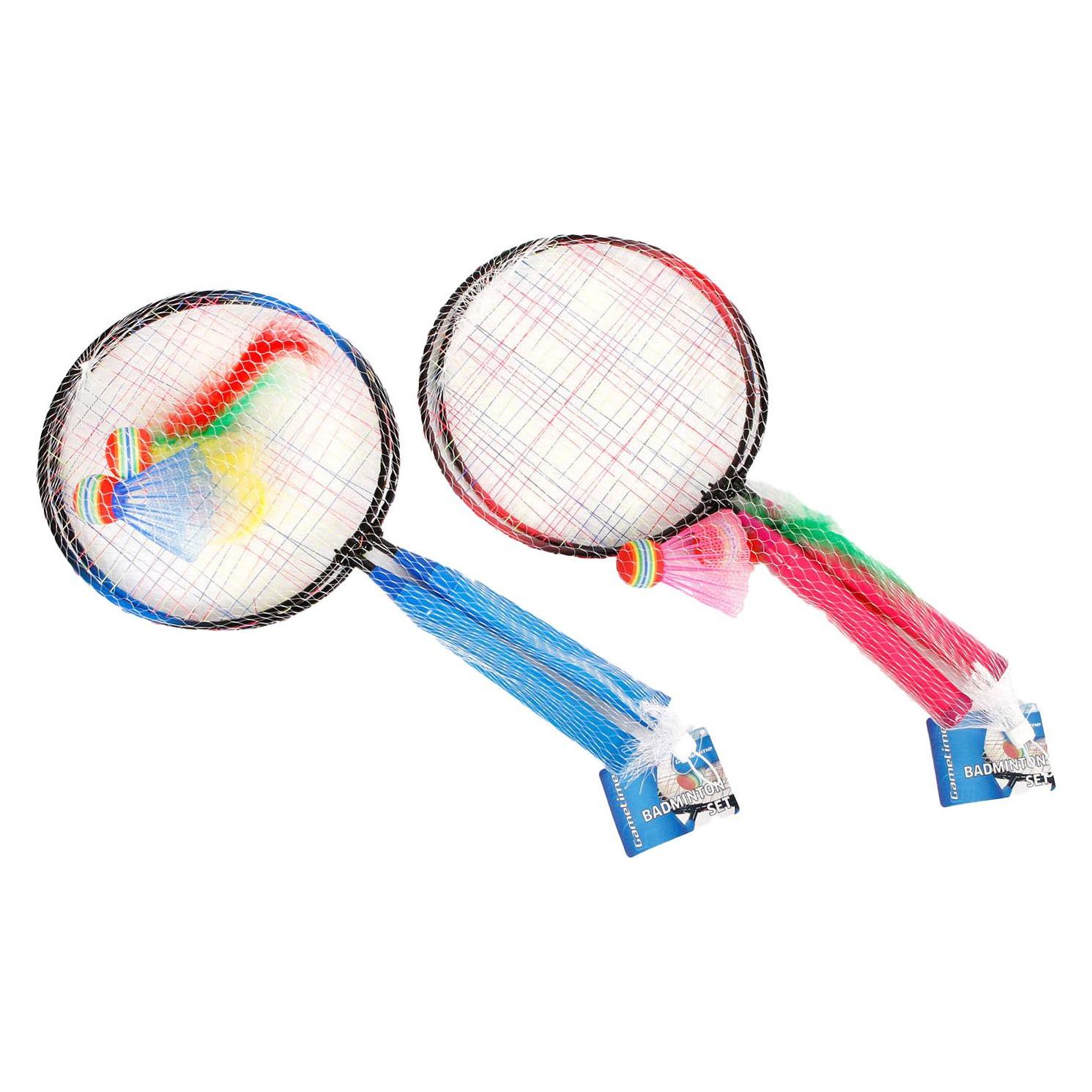 Hippo Badminton Set 4-tlg. sortiert (Nicht bespannt) (720097)