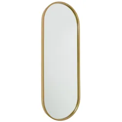 Fragix Boston Spiegel Oval - Gold - Metall - 80x30