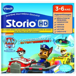 VTech Jeu HD Storio LA PAT' PATROUILLE (Französisch, 3 - 6 Jahre)