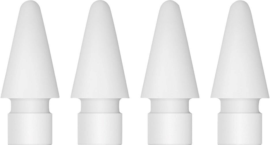 Apple Pencil Spidser (MLUN2ZM/A) - 4 Pak - Hvid