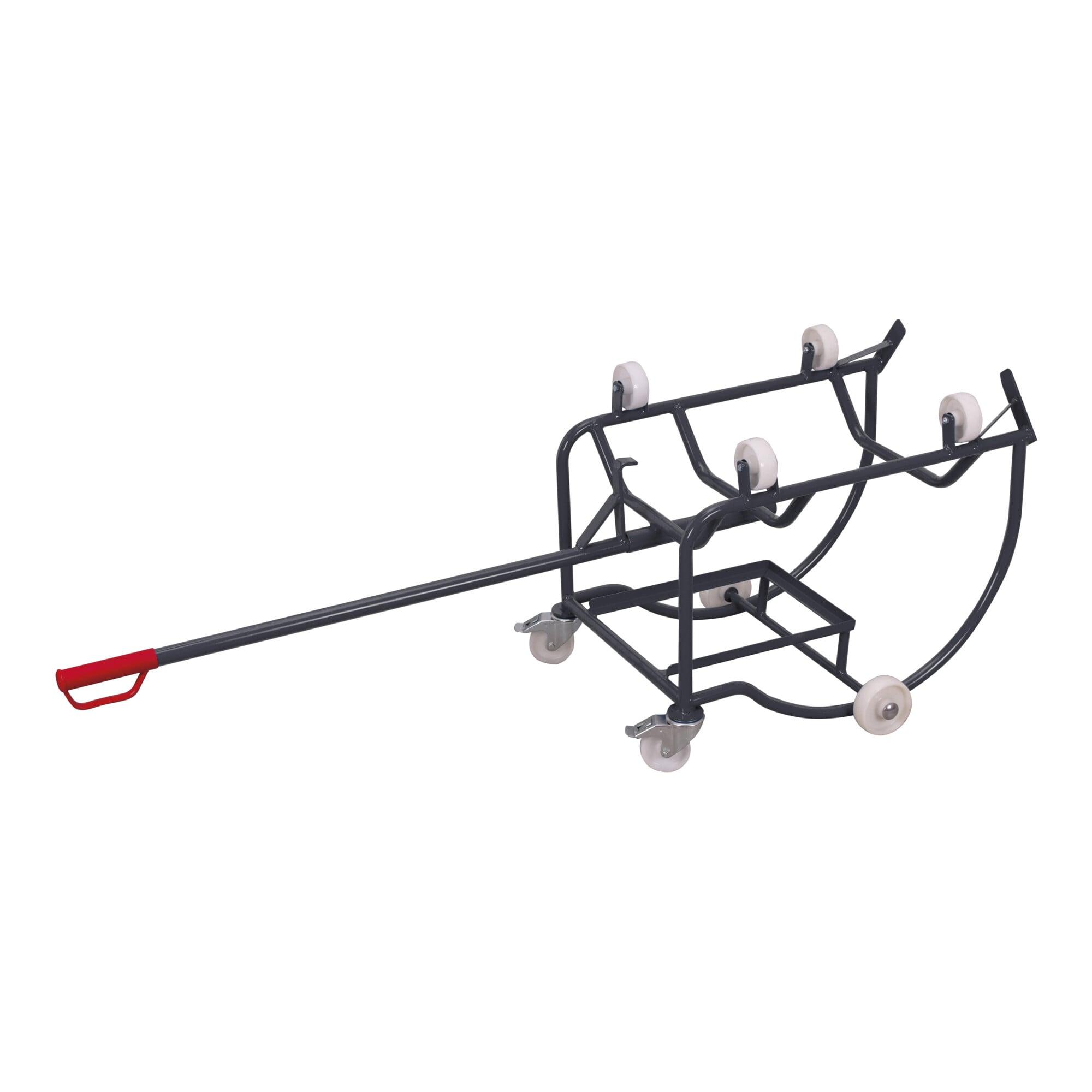 VARIOfit Fasskipper RAL 7016 mit 4 Kunststoffrollen (zu-3201/AG)