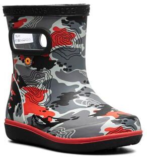 BOGS Skipper II-Topo Camo - Boys 6 Toddler Grey,Multi Boot Medium