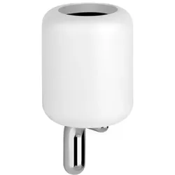 Gessi Goccia Wand-Glashalter, Becher aus GRES, weiß, 38007124, Farbe: Metall Schwarz GHRC