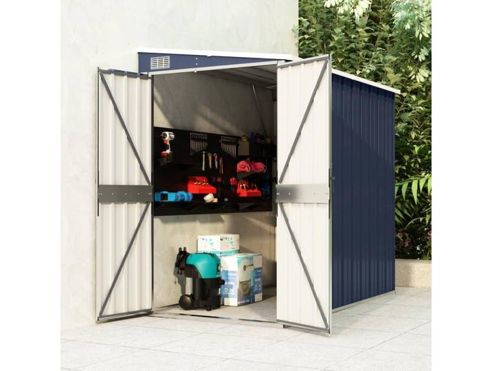 vidaXL Abri de jardin anthracite 118x194x178 cm Acier galvanisé