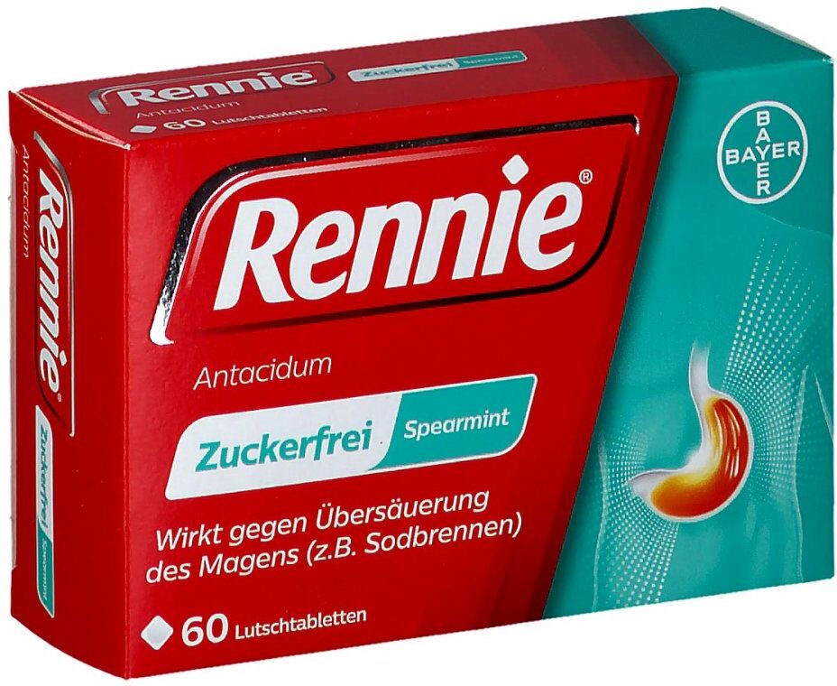 Rennie Antacidum Spearmint Lutschtabletten 60stk