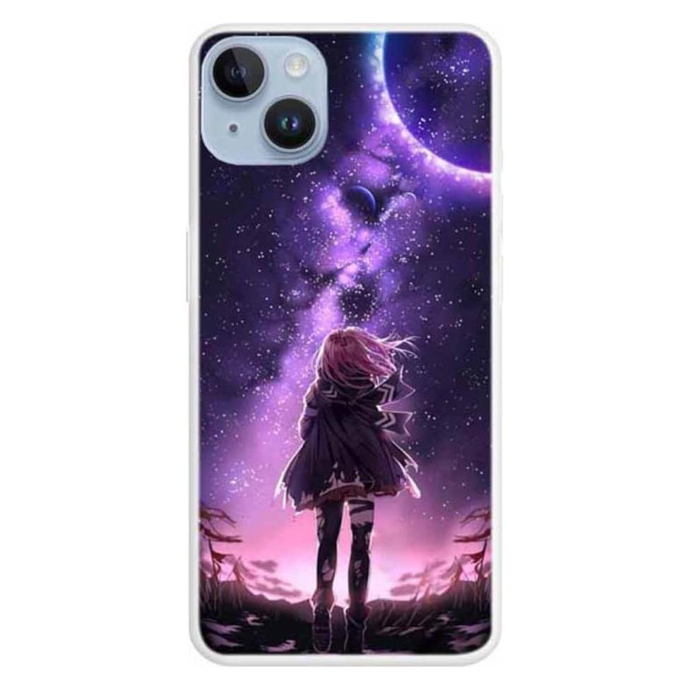 Cover-Discount iPhone 15 Plus - Ultra Slim Silikon Hülle Girl (Apple iPhone 15 Plus) (660150434C)