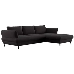 COTTA Ecksofa mit Funktion Balou Stoff Black