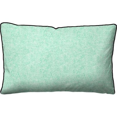 Kissenbezug BIBERNA "0840500 HERMAL Premium Biber Melange-Flanell 100% Baumwolle", grün (mint), B:40cm L:80cm, Flanell, Obermaterial: 100% Baumwolle, Kissenbezüge, Kissenbezug, Kissenhülle, wärmend & weich, Reißverschluss, Satinpaspel