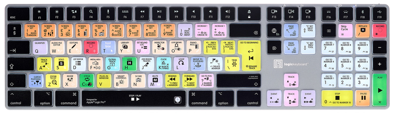 Logickeyboard Titan Apple Logic Pro X2 UK Ma