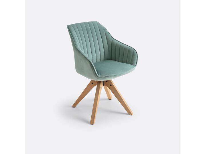 LA REDOUTE Fauteuil de bureau rotatif, Jimeo Vert Céladon
