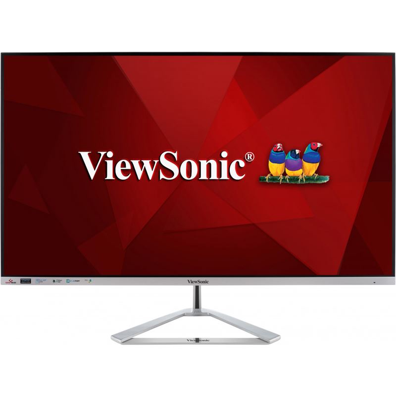 32" (81,28cm) ViewSonic VX3276-2K-MHD-2 silber 2560x1440 1xDisplayPort 1.4 / 1x Mini DisplayPort 1.4 / 2xHDMI 1.4