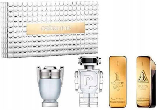 Paco Rabanne Rabanne Men's 4pc Miniature Giftset